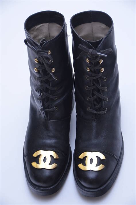 chanel combat boots vintage|Chanel combat boots women.